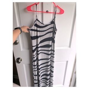 Striped maxi dress